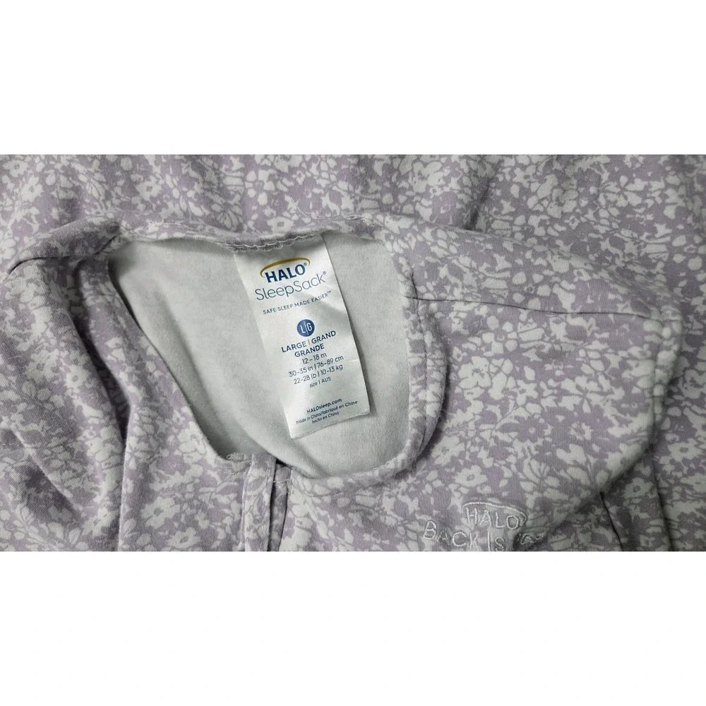 Lot of 2‎ Halo SleepSack Sleeper Baby Girl Wearable Blanket 12-18 Months Size L